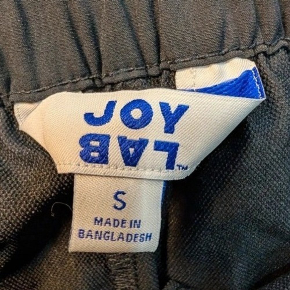 JoyLab ~Black Lightweight High-Rise Cargo Parachute Jogger Pants - Women's Small - Picture 7 of 14